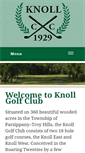 Mobile Screenshot of knollgolfclub.com
